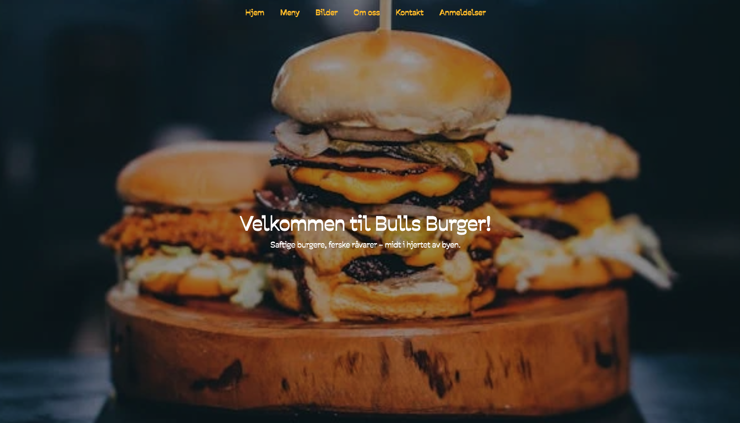 Forhåndsvisning av BullsBurger.no